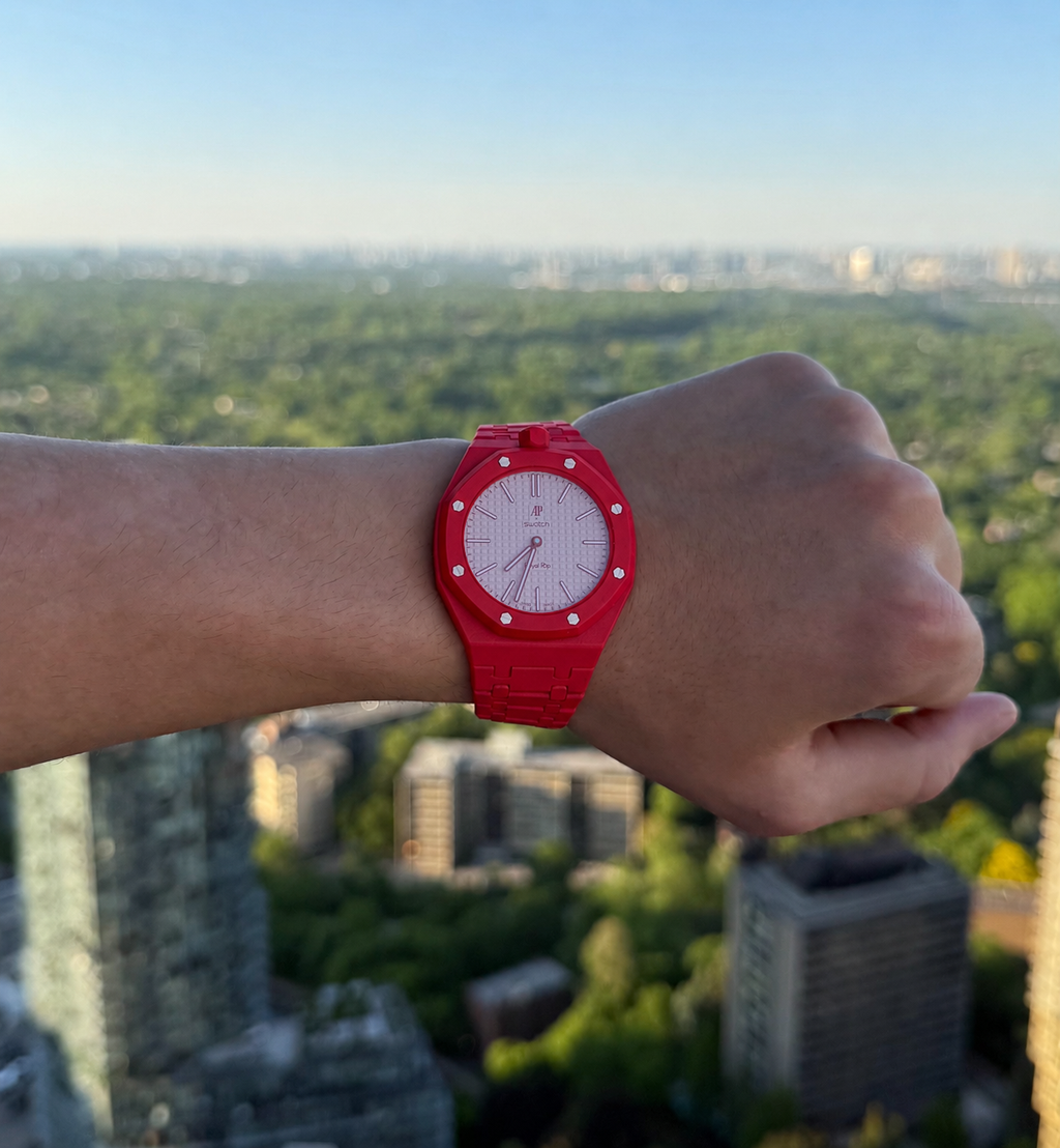 Racing Red — Metal Strap — Lépine