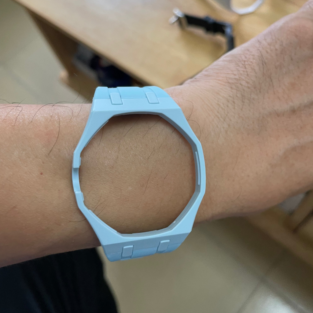 Light Blue — Rubber Strap — Savonnette