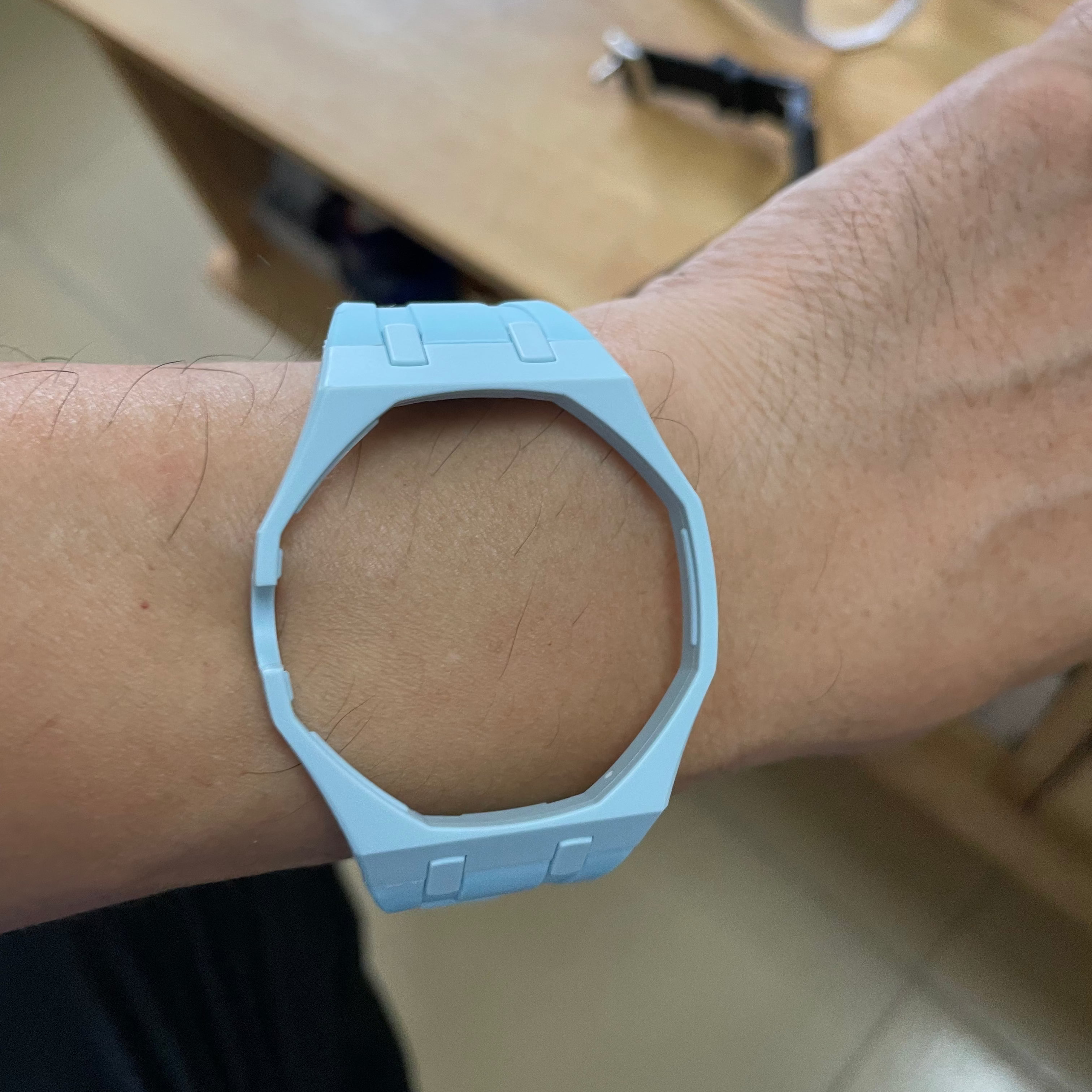 Light Blue — Rubber Strap — Savonnette