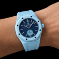 Light Blue — Rubber Strap — Savonnette