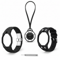 Black Pop Wrist Bundle — Pocket Watch + 3 Bands + Sizing Tool