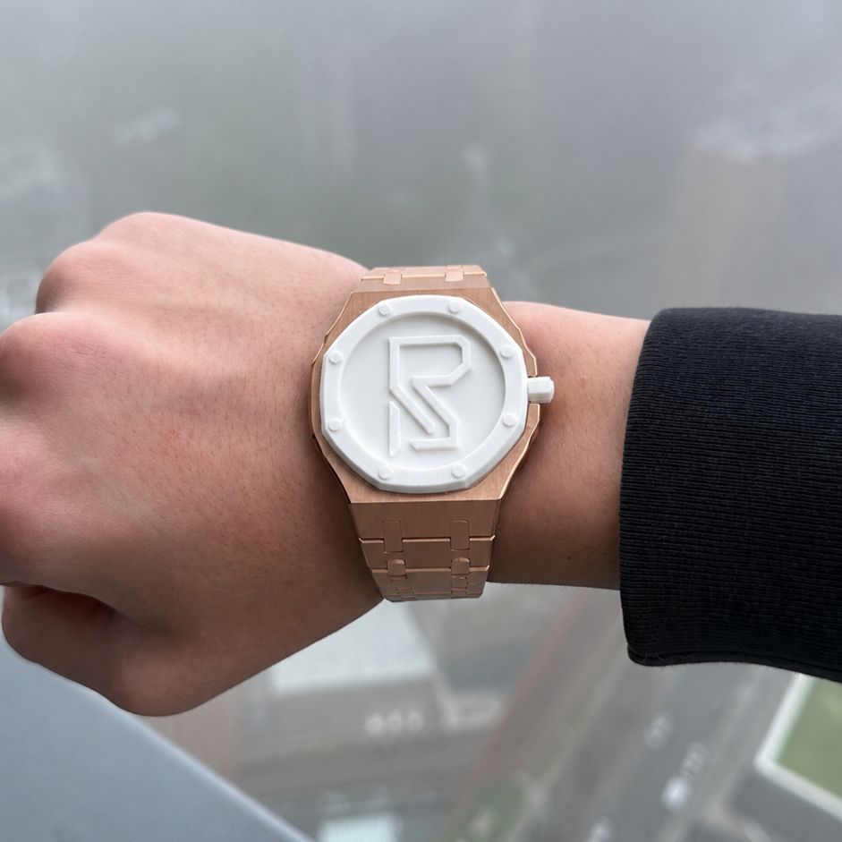 Rose Gold — Metal Strap — Savonnette