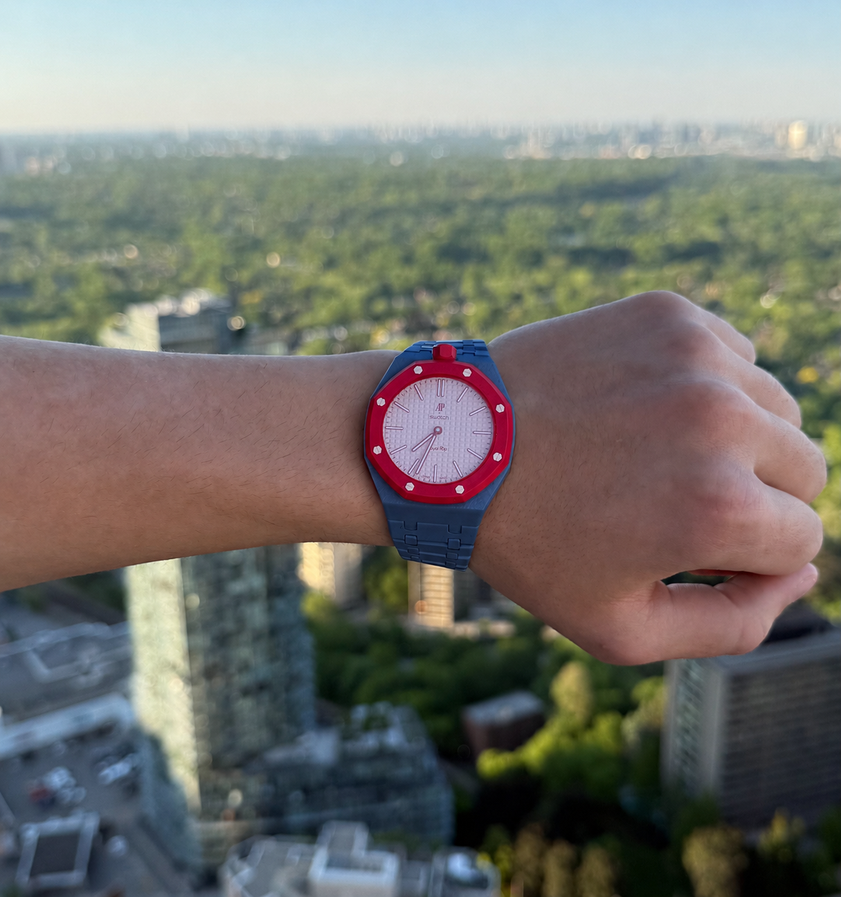 Ocean Blue — Metal Strap — Lépine