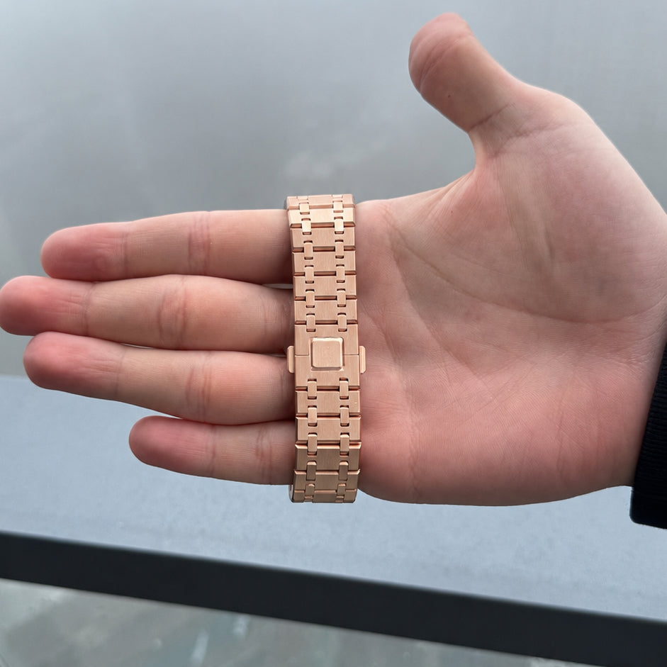 Rose Gold — Metal Strap — Savonnette
