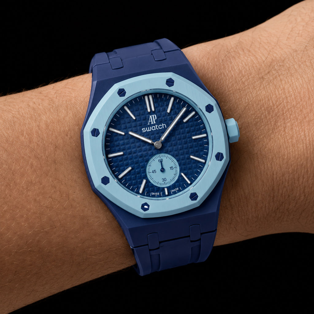 Light Blue — Rubber Strap — Savonnette