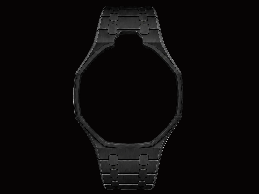 Midnight Black — Metal Strap — Lépine