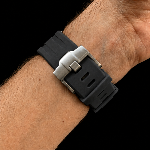 Black — Rubber Strap — Lépine