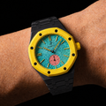 Midnight Black — Metal Strap — Savonnette