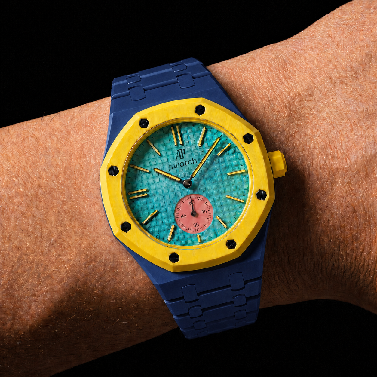 Ocean Blue — Metal Strap — Savonnette