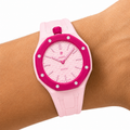 Light Pink Sport Rubber Strap & Case — for AP × Swatch Royal Pop (Crown at 12)