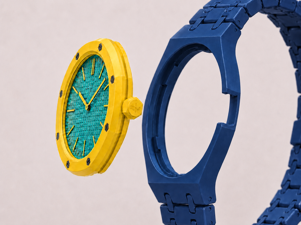 Ocean Blue — Metal Strap — Savonnette