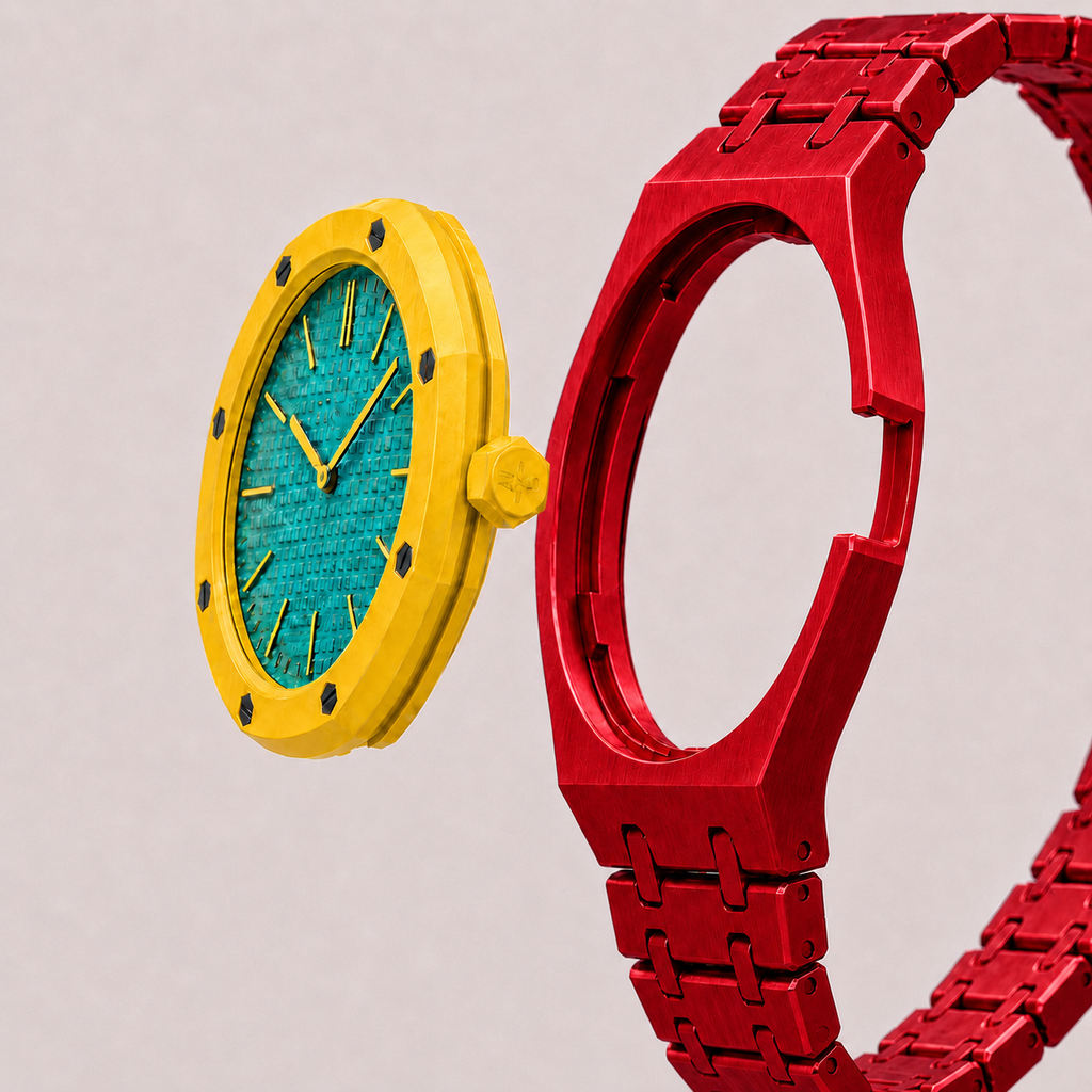 Racing Red — Metal Strap — Savonnette