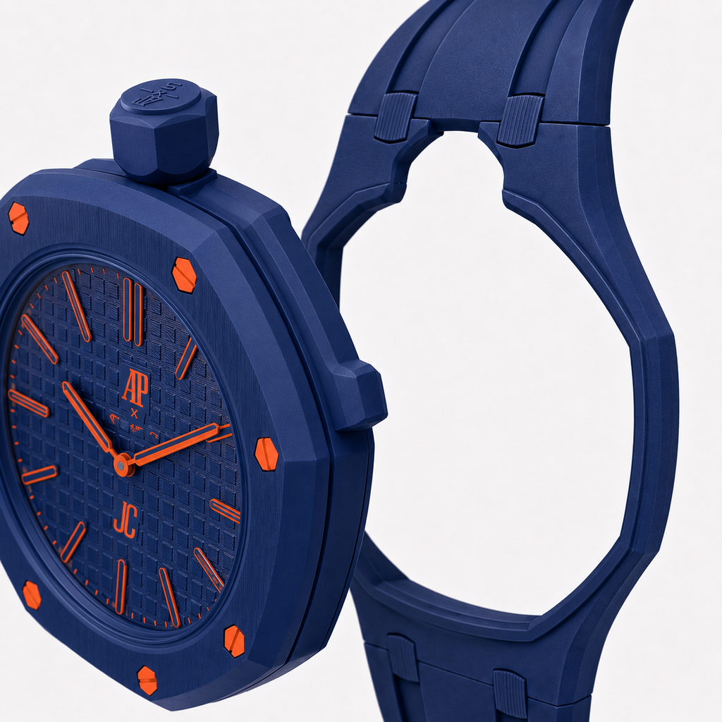 Black — Rubber Strap — Lépine