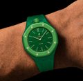 Green — Rubber Strap — Lépine