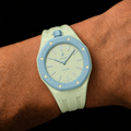 Lime Green — Rubber Strap — Lépine