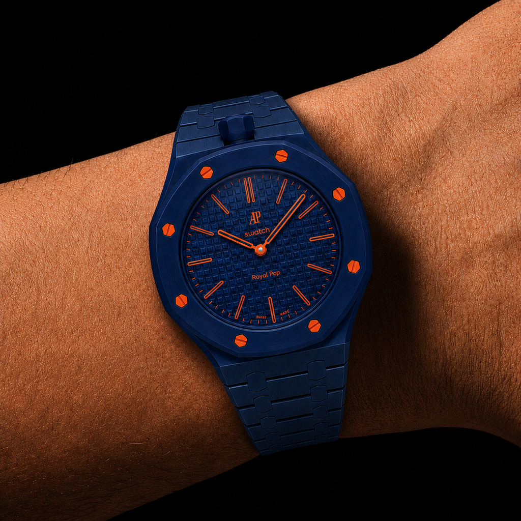Ocean Blue — Metal Strap — Lépine